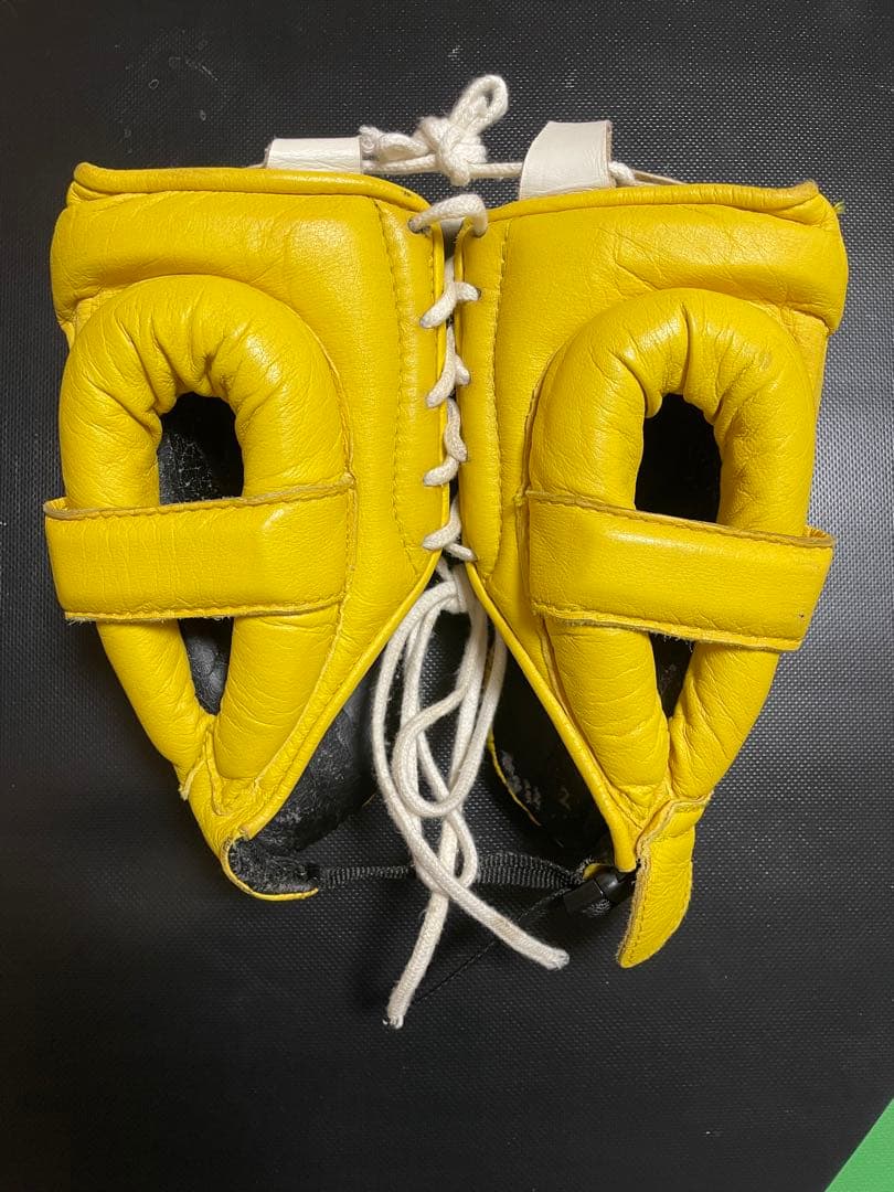 Winning製 ボクシングヘッドギア Mサイズ（イエロー）