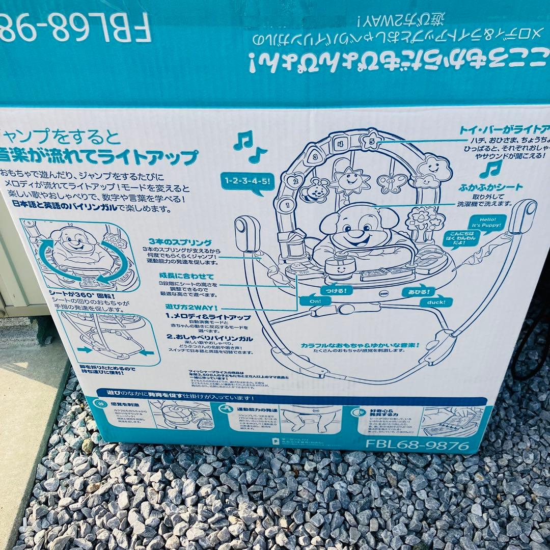 【ほぼ未使用品】Fisher-Price ベビージム バイリンガル・ジャンパルー
