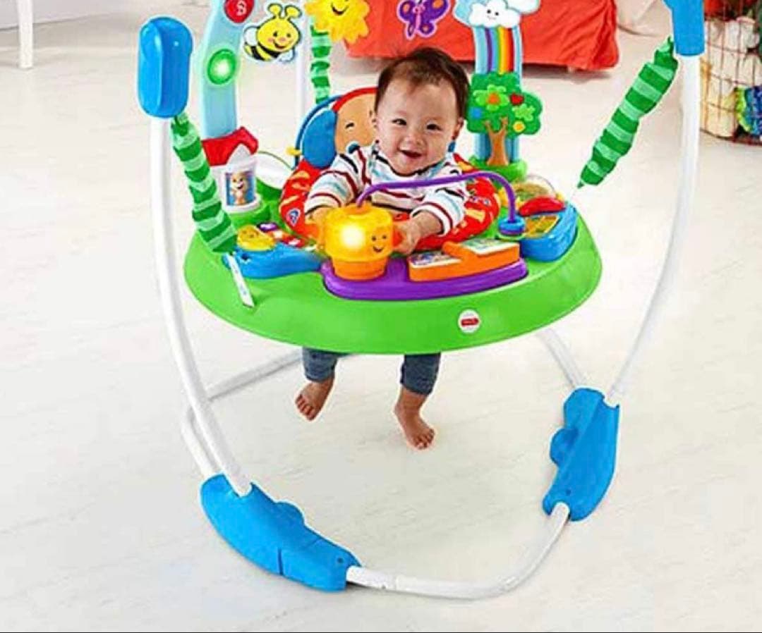 【ほぼ未使用品】Fisher-Price ベビージム バイリンガル・ジャンパルー
