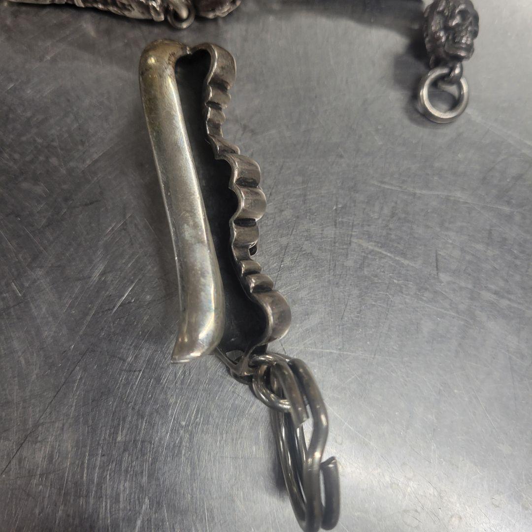 クリームソーダ シルバーウォレットチェーン 294gガボールタイプキーチェーン