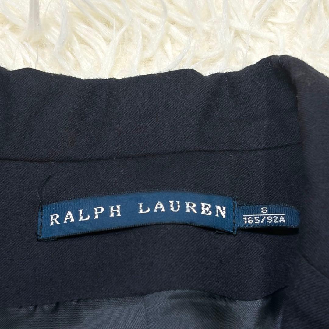 RALPH LAUREN ラルフローレン　金ボタン紺ブレテーラードジャケット　S