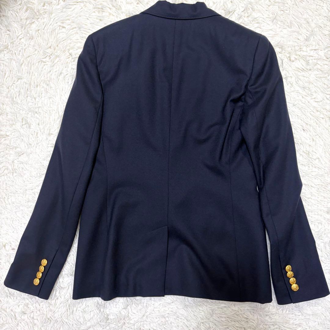 RALPH LAUREN ラルフローレン　金ボタン紺ブレテーラードジャケット　S