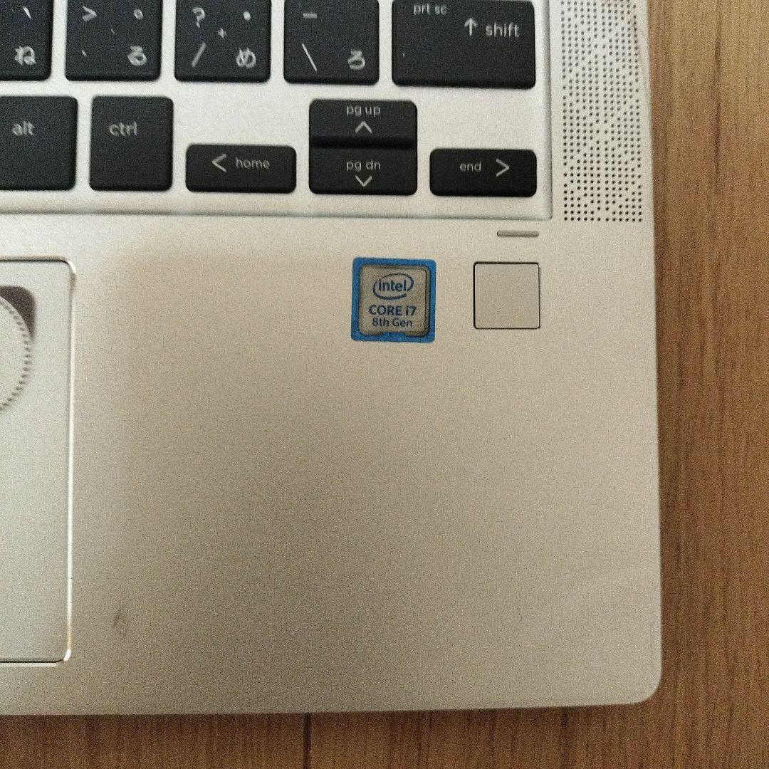 HP EliteBook シルバーノートPC Intel i7　通電確認済み
