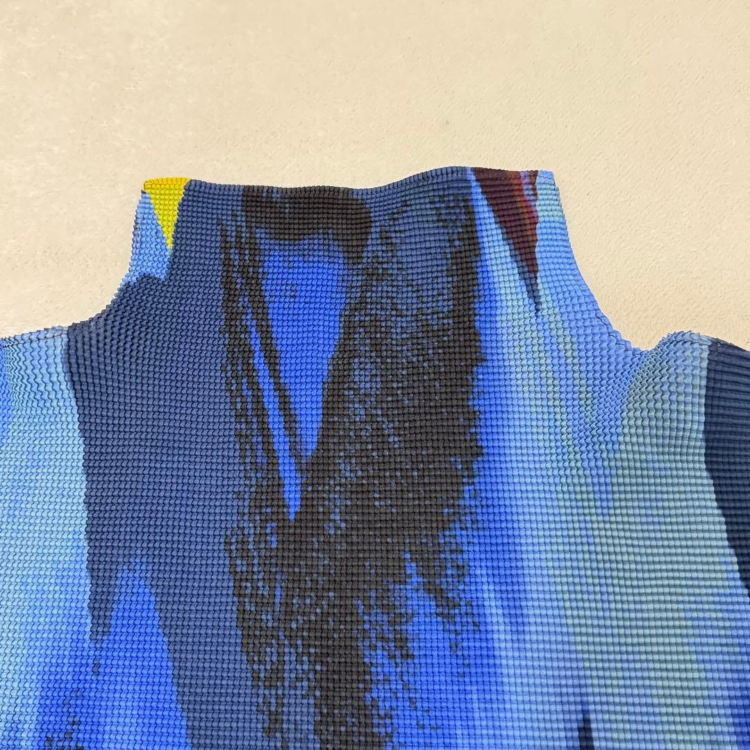 極美品✨ISSEY MIYAKE me グラデーション　プリーツ　長袖