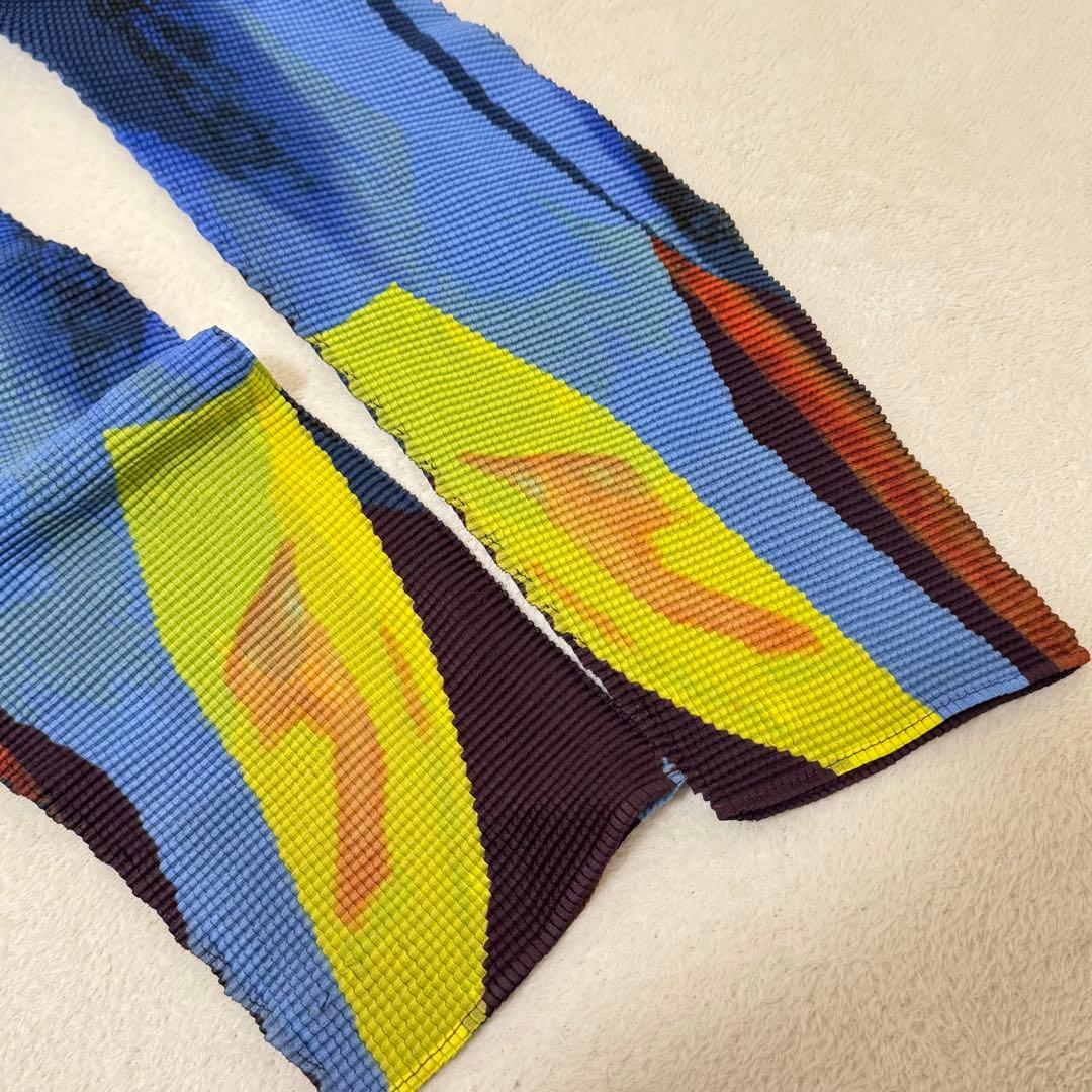 極美品✨ISSEY MIYAKE me グラデーション　プリーツ　長袖