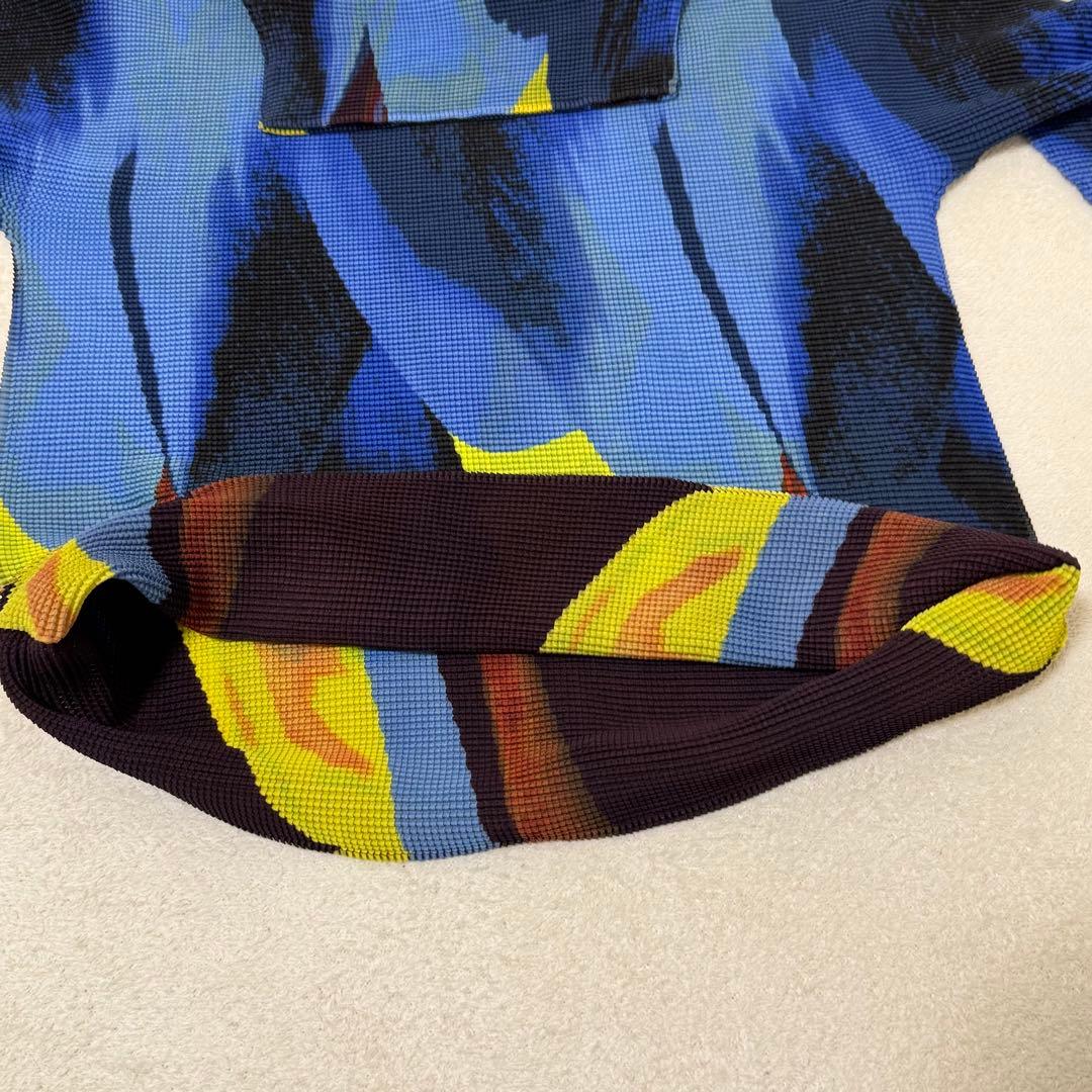 極美品✨ISSEY MIYAKE me グラデーション　プリーツ　長袖
