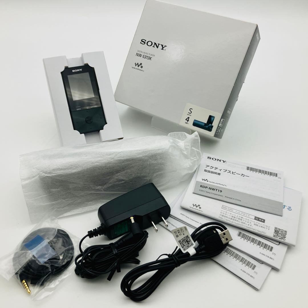 SONY ソニー WALKMAN メモリ4GB ブラック NW-S313K