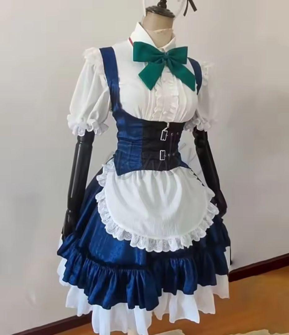 東方Project 十六夜咲夜 コスプレ ウィッグ追加可 フルセット 高品質