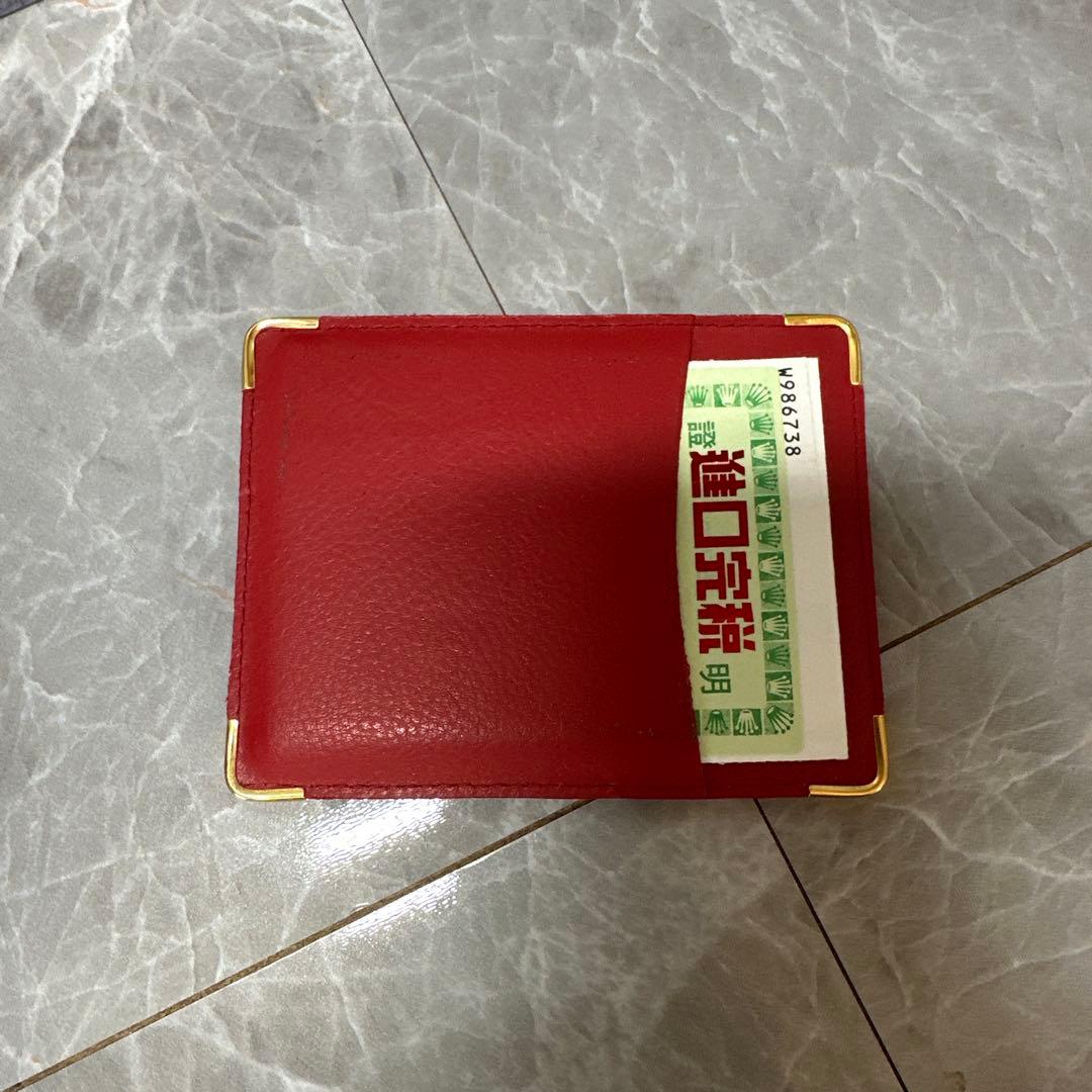 ROLEX レザー製カードケース レッド