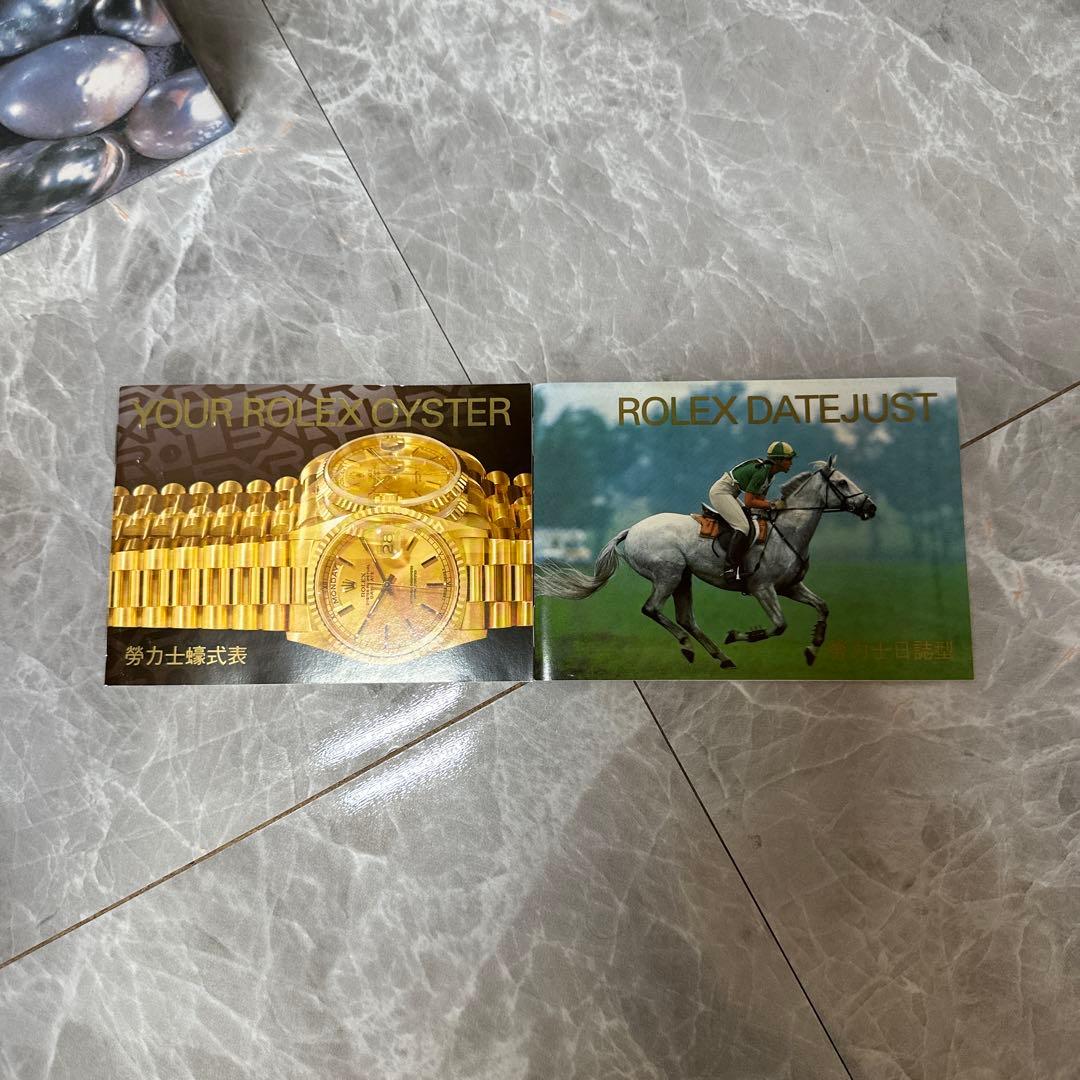 ROLEX レザー製カードケース レッド