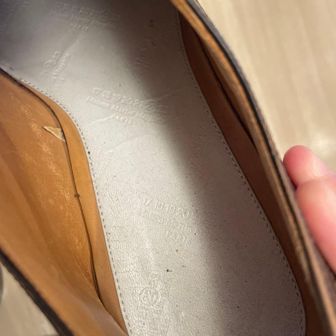 マルジェラ　メゾンマルジェラ　ダービーシューズ