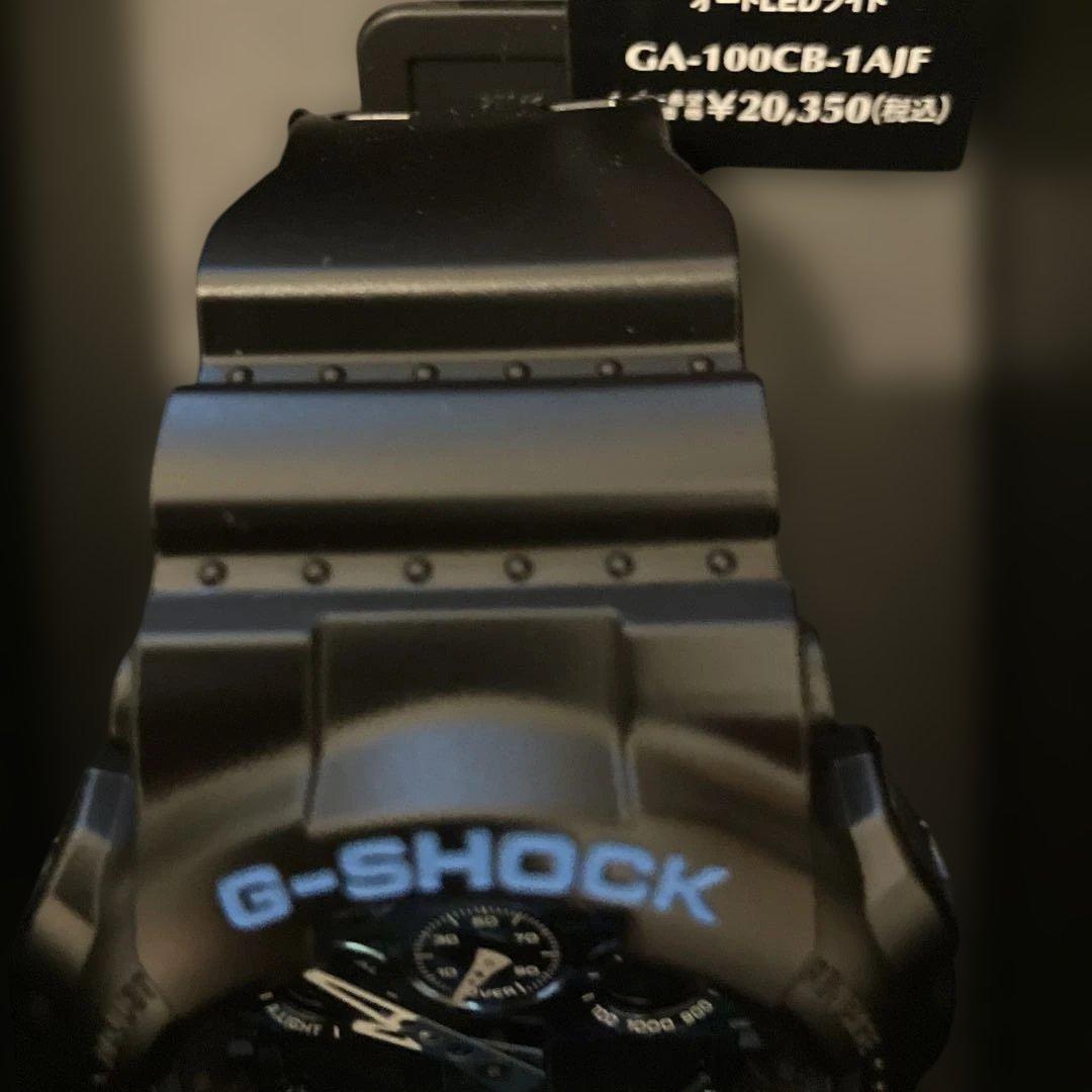 新品未使用　G-SHOCK GA-100CB-1AJF ブラック/ブルー
