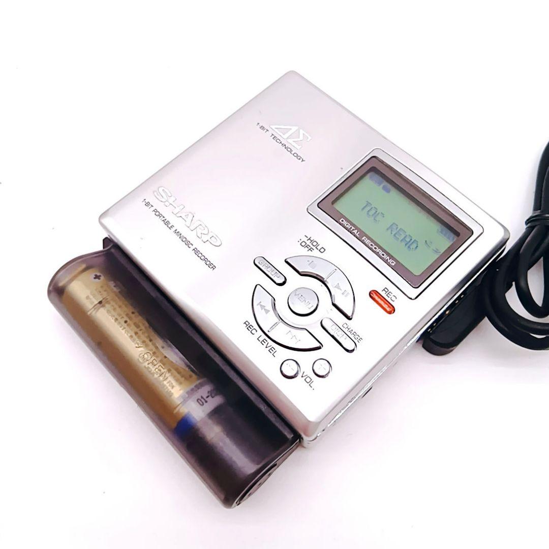 入手困難 SHARP ポータブルMDプレーヤーMD-DR7-S