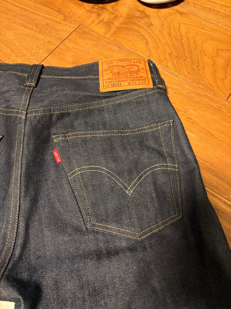 【期間限定最値下】リーバイス　501XX 1947年復刻　ワンウォッシュ　W31