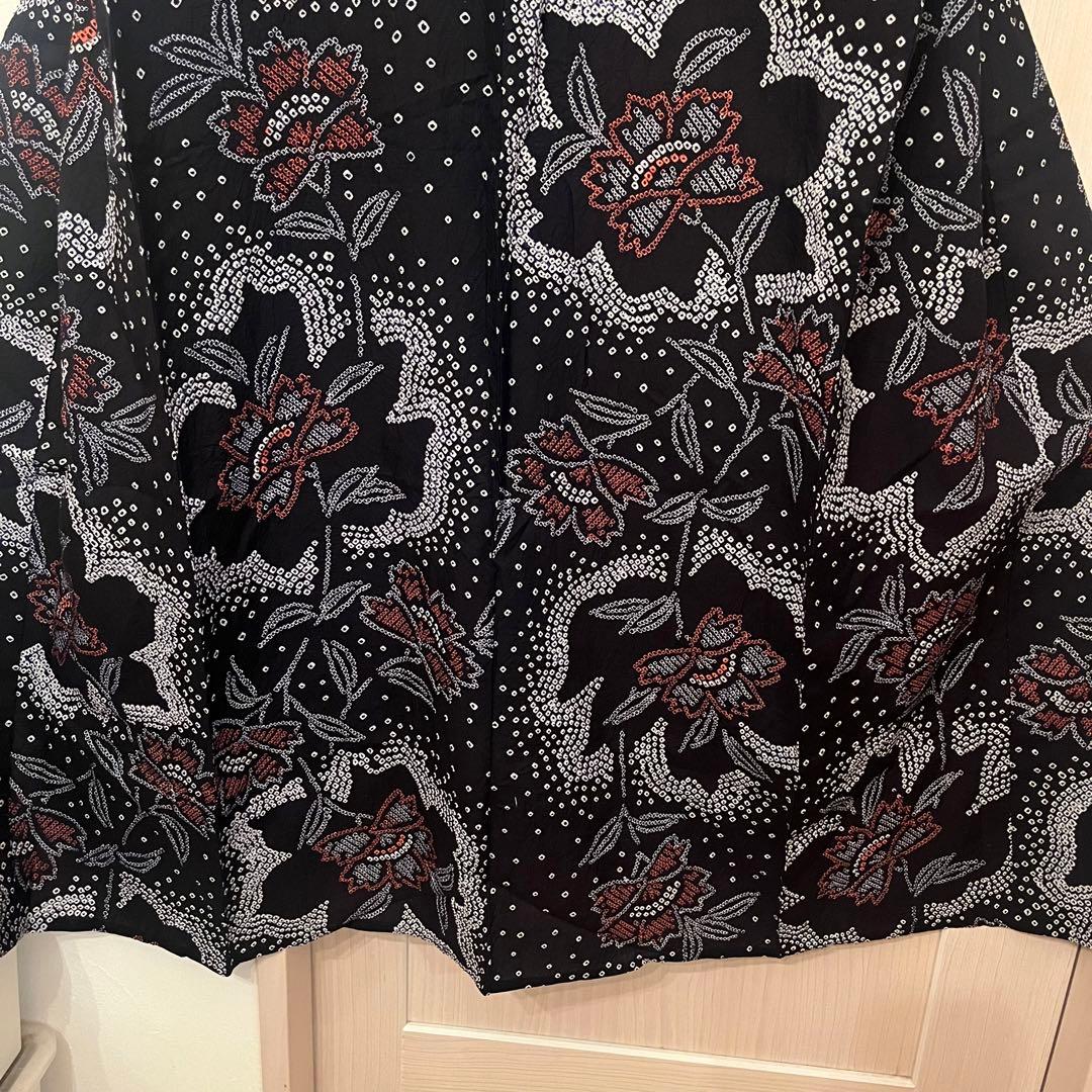 専用　有松鳴海絞り 黒　極美品