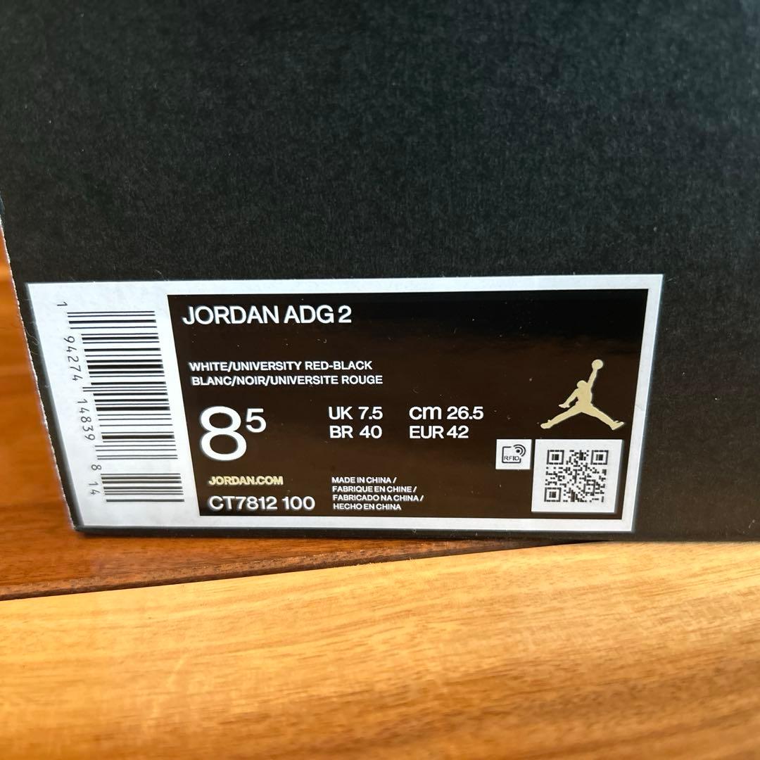 Jordan ADG2 ゴルフシューズ 8.5(US) ブラック/レッド