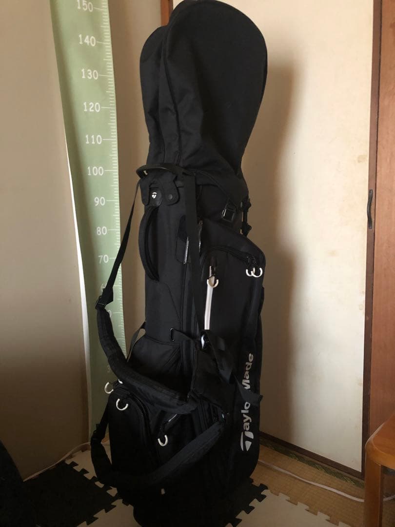 テーラーメイド⭐︎スタンド付きゴルフキャディバッグ 黒