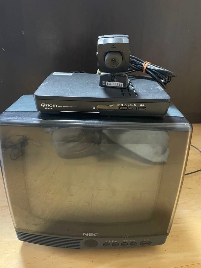 NECブラウン管テレビ　TV