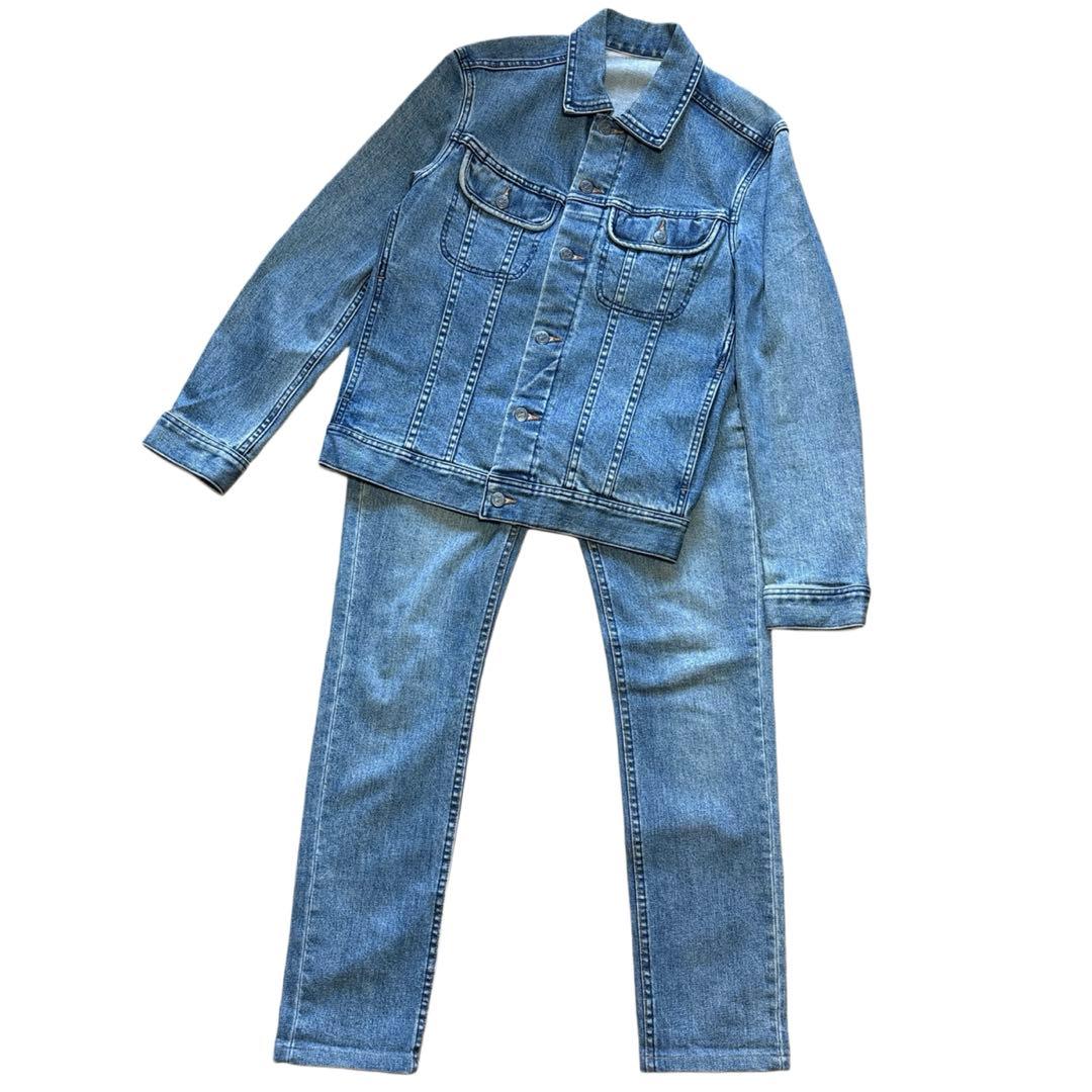 デニム セットアップ A.P.C ジャケット パンツ XXS 28 古着