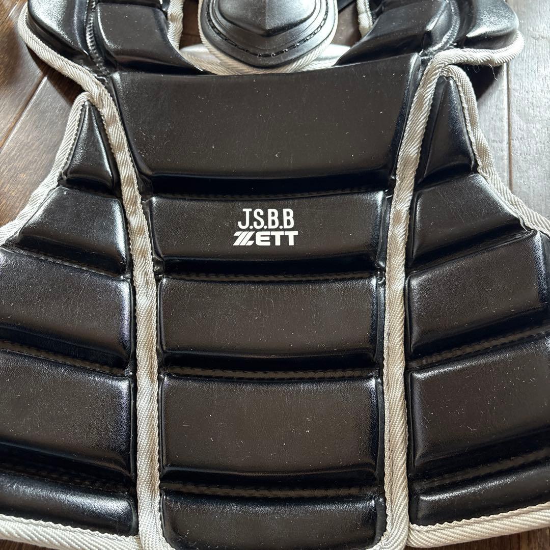 ま*つ様 ZETT JSBB キャッチャー防具セット　少年軟式野球用　黒　日本製