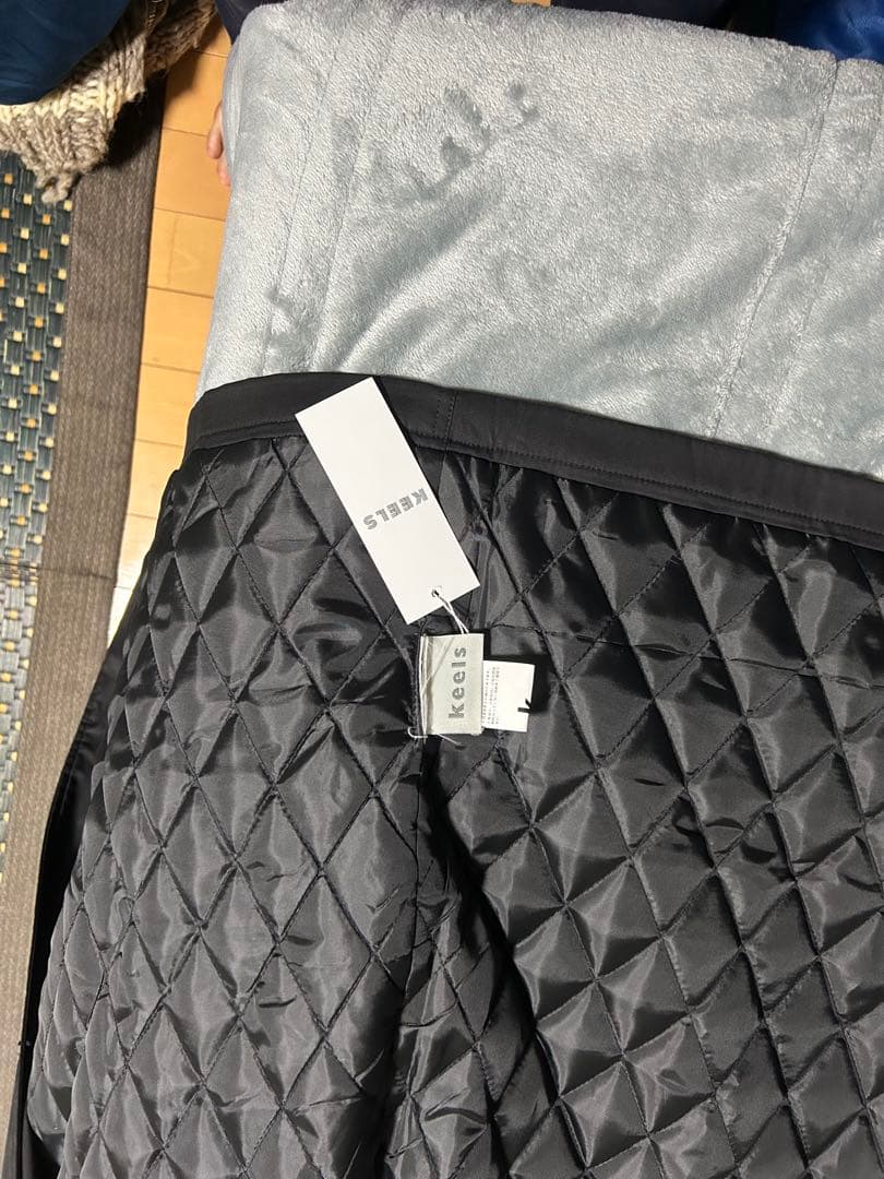 【新品】【keels】ブラック　モッズコート　オーバーサイズ