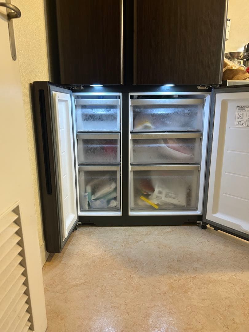 AQUA AQRTZ51K 冷蔵庫 ダークブラウン　深澤直人デザイン