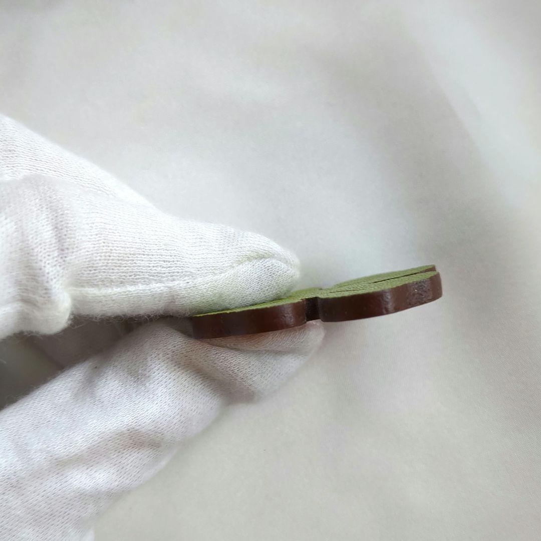 美品 HERMES クローバー チャーム