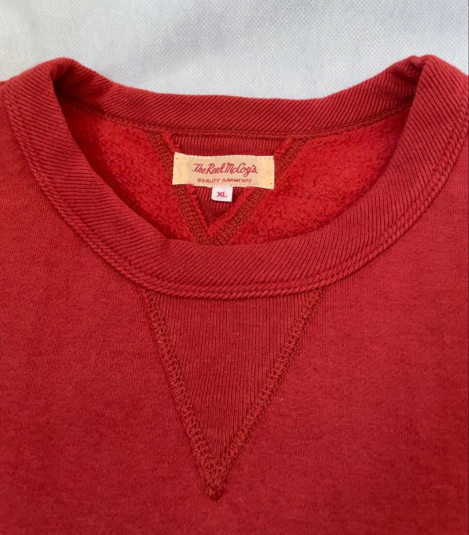 リアルマッコイズ スウェット　赤 XL