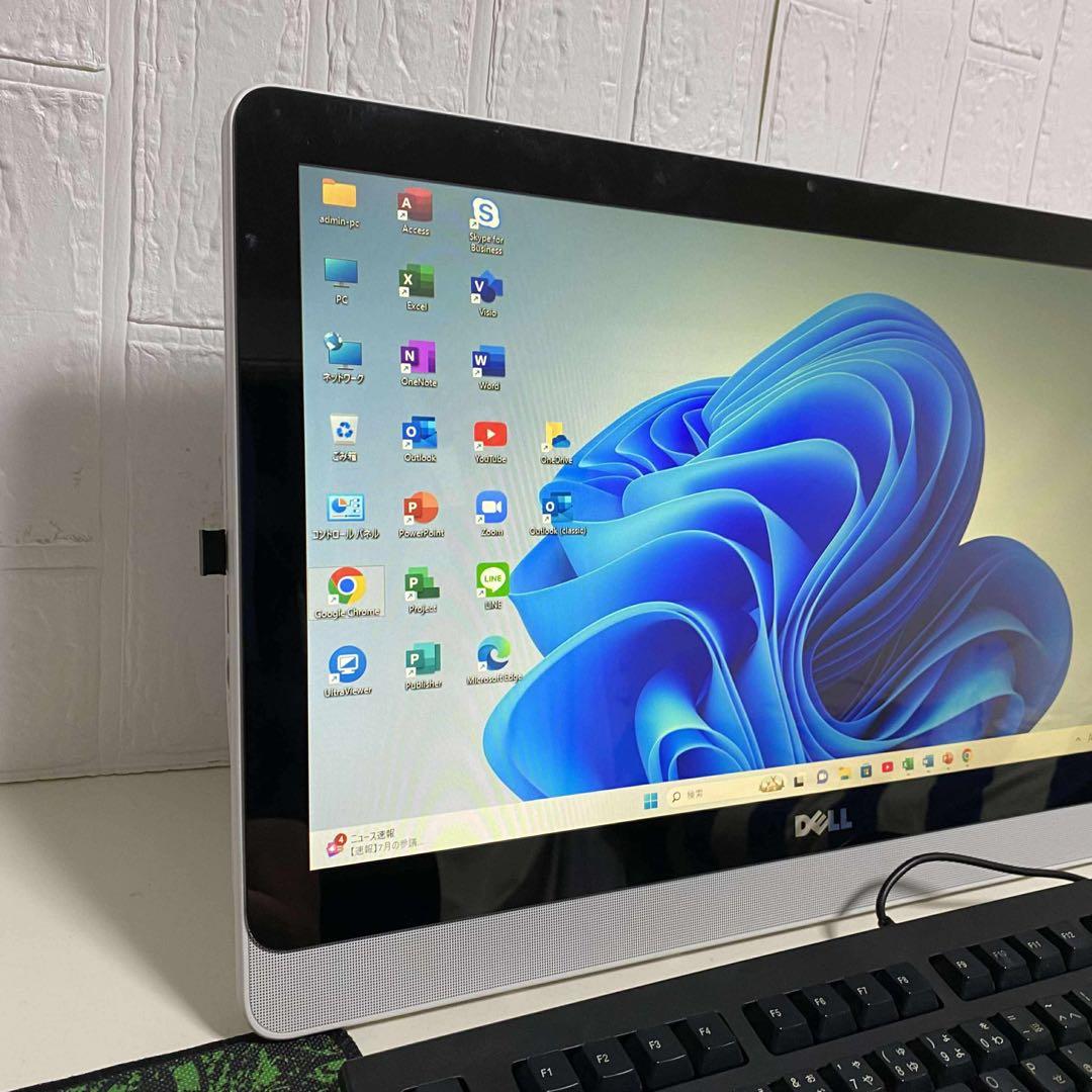 Windows11 オフィス2024年　DELL デスクトップ　タッチノートPC