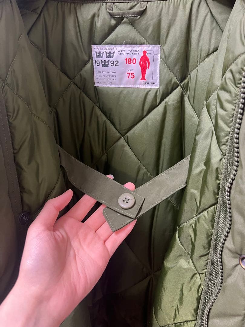 ふ*ん様 スウェーデン軍 M90 レプリカ コールドウェザーパーカー モッズコー
