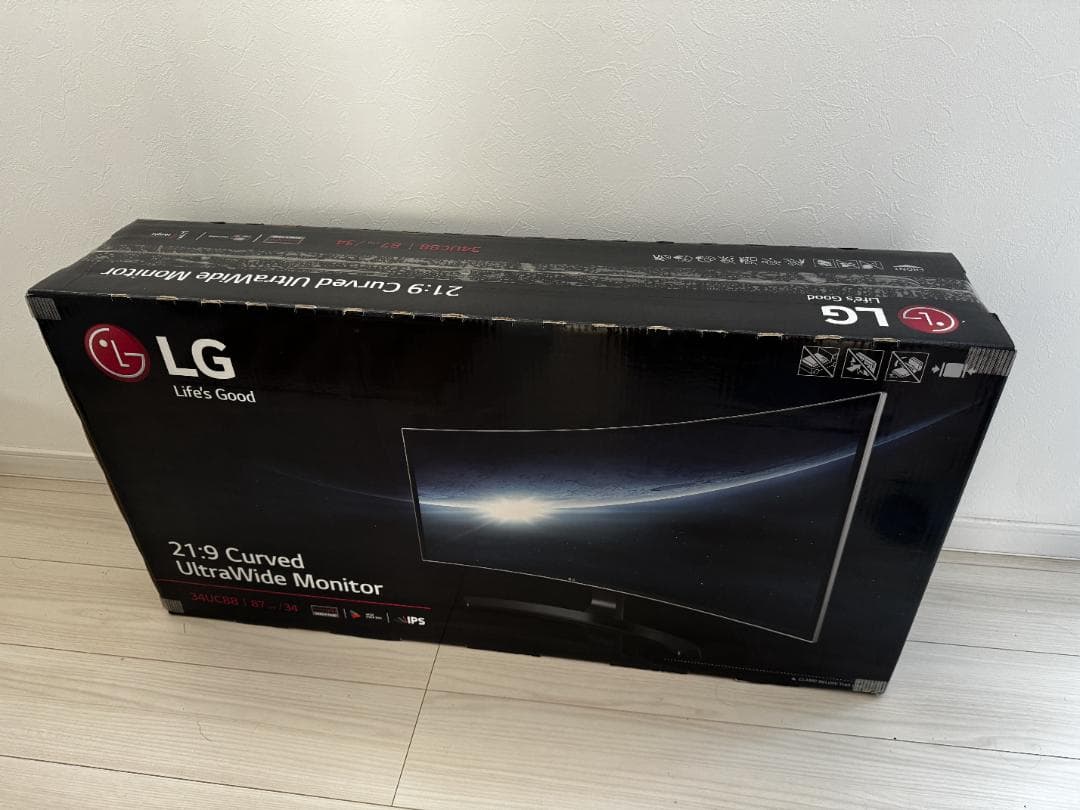 【美品】 LG 34UC88 曲面 モニター 34インチ /ウルトラワイド