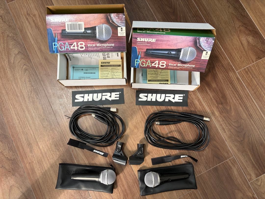 SHURE PGA48-XLRダイナミック ボーカルマイクロフォン
