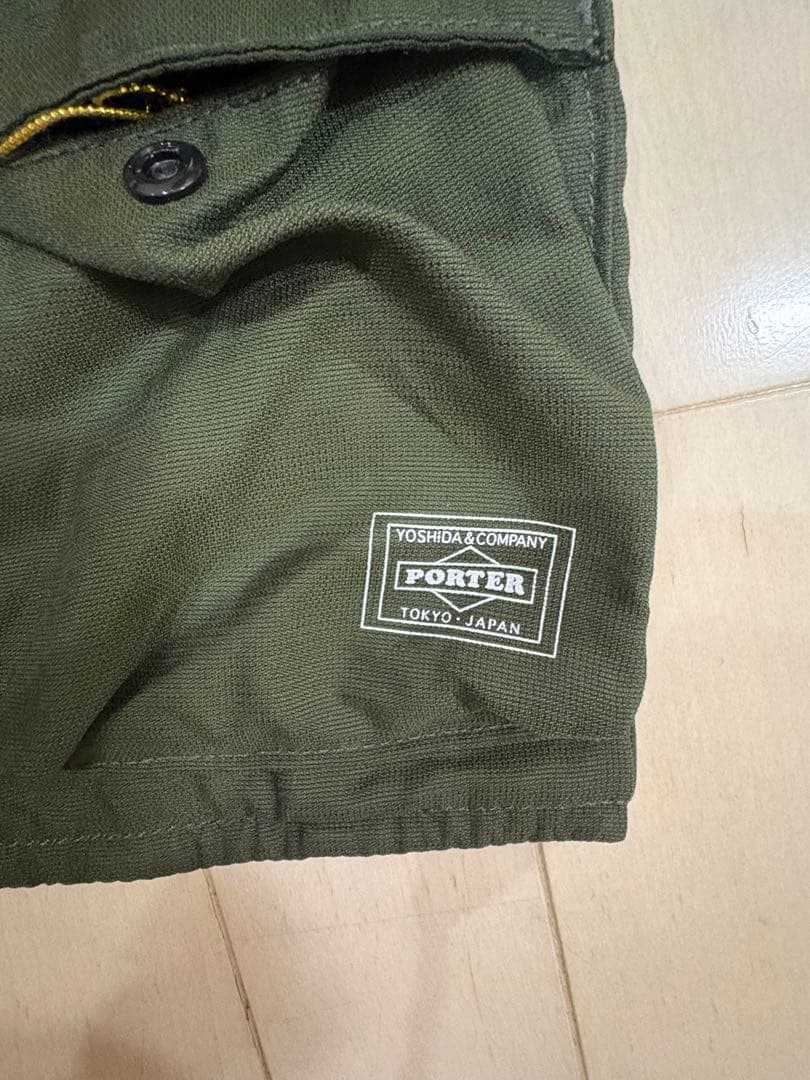 PORTER エコバッグ オリーブ色 ストラップ付き