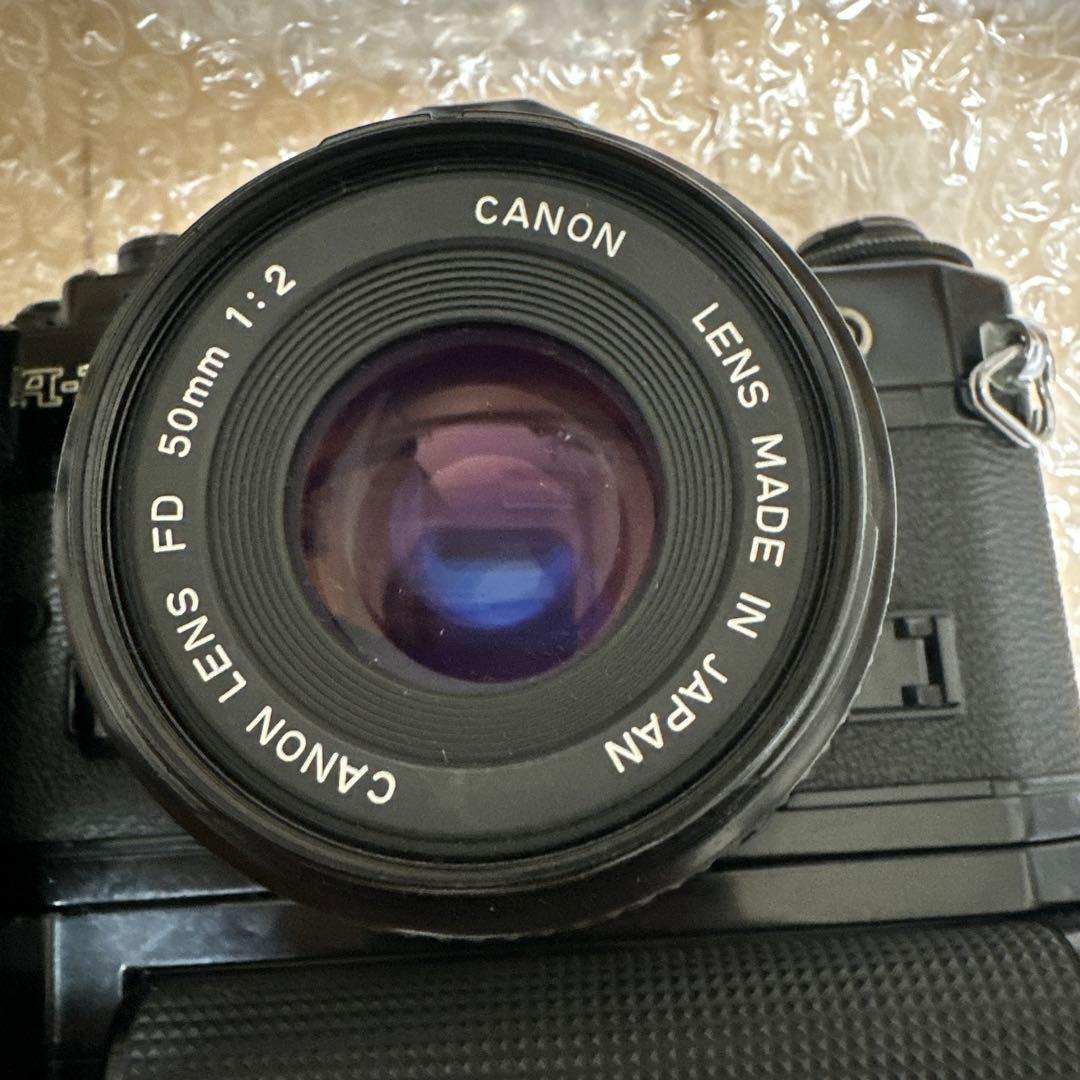 CANON キヤノンA-1ボディブラック、レンズ、MOTOR DRIVE MA