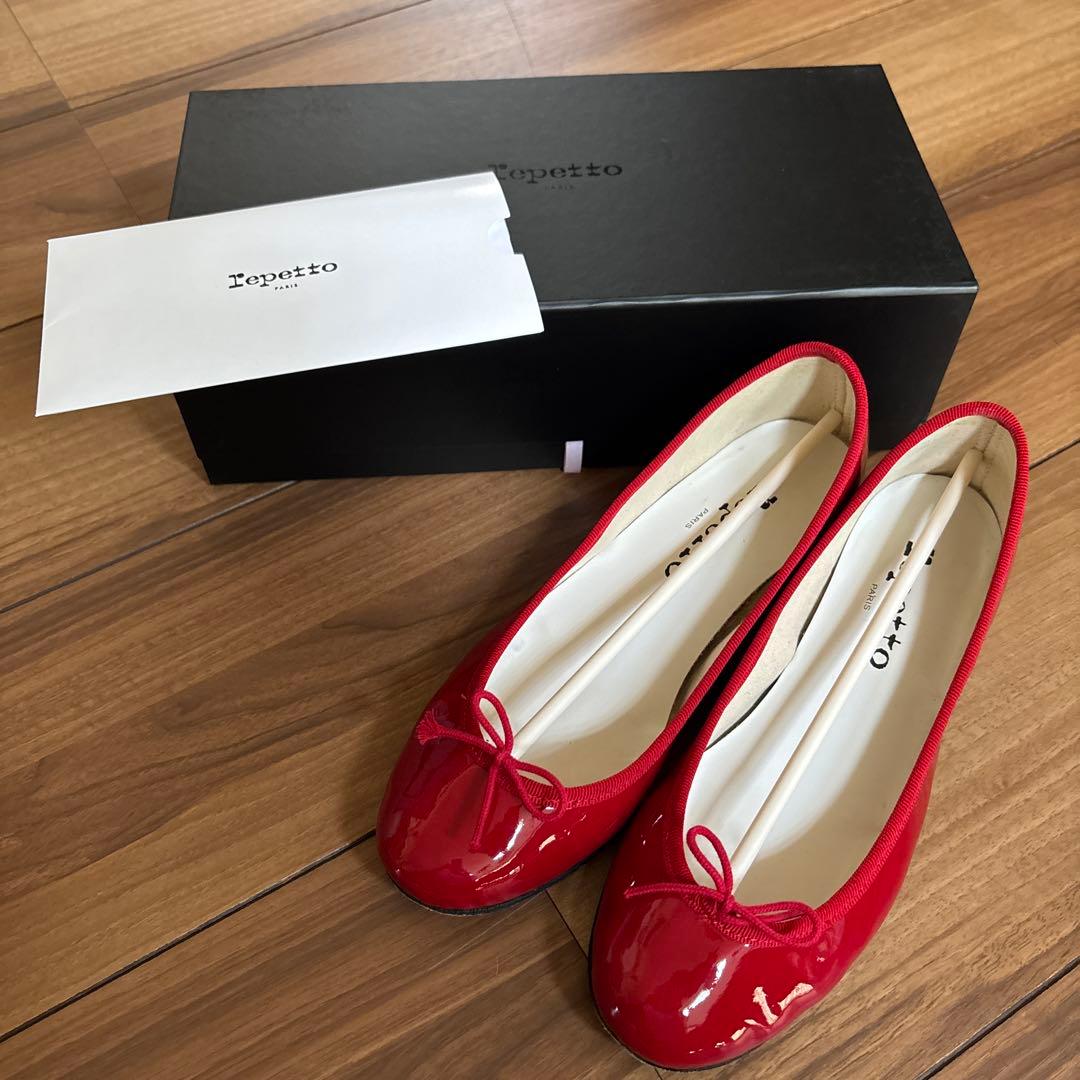 レペット　エナメル バレエシューズ　37
