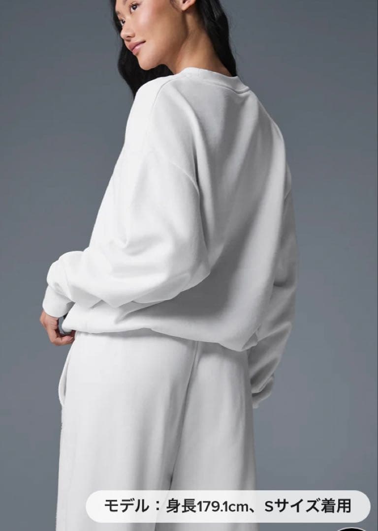 alo Accolade クルーネック プルオーバー トレーナー　スウェット