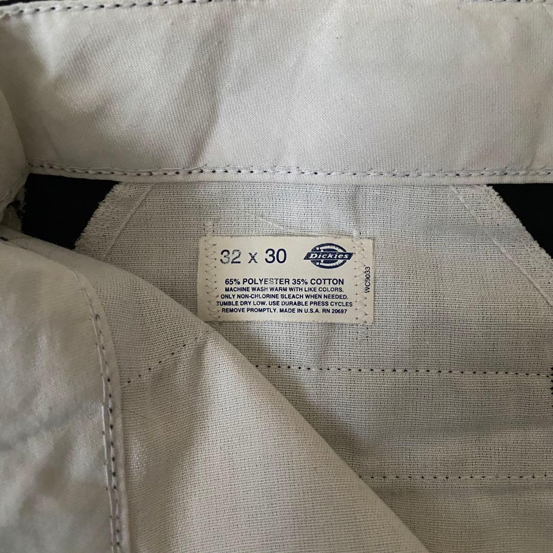 80s dickies874 ディッキーズ874 チビタグ 32×30 ブラック