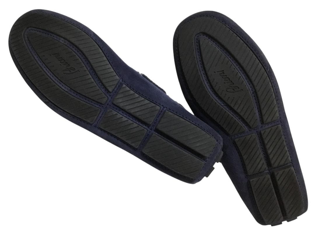 定価15万 Brioni ブリオーニ スウェード ドライビングシューズ ネイビー