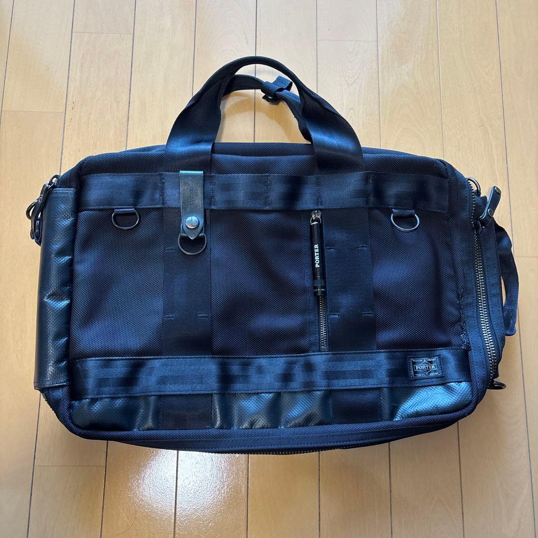 PORTER ヒート 3way リュック ビジネスバッグ ショルダー紐付属