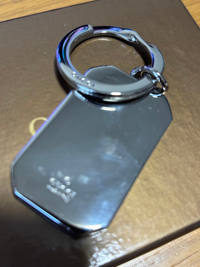 GUCCI レザーキーホルダー GGロゴ ボックス付き