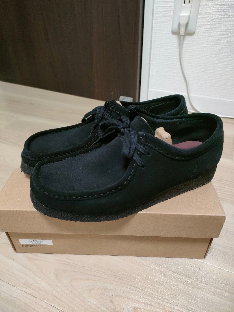 Clarks Wallabee ワラビー　ブラック　クラークス　26.5cm