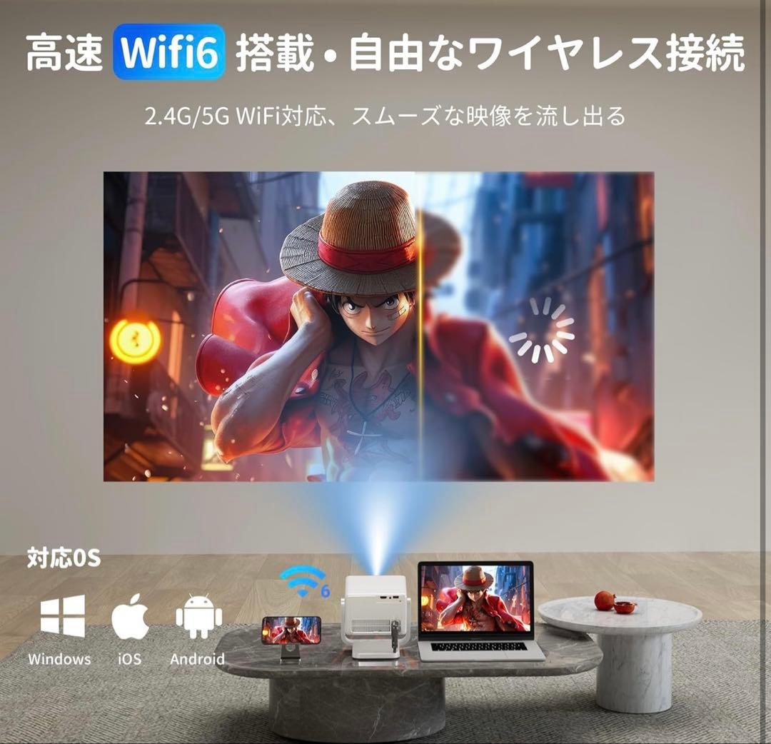 2025年新型 1080P プロジェクター 家庭用 4K対応 天井投影