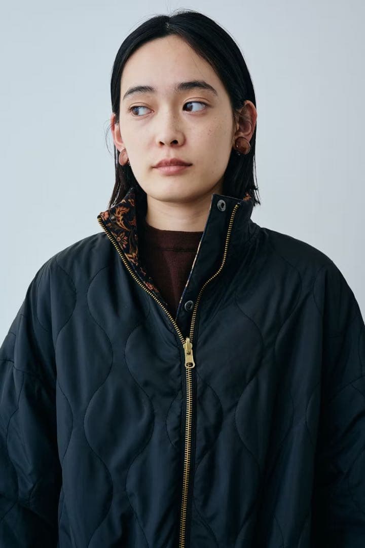 希少　レア　MEDE19F　ミュルーズモダン　リバーシブル中わたブルゾン　3L