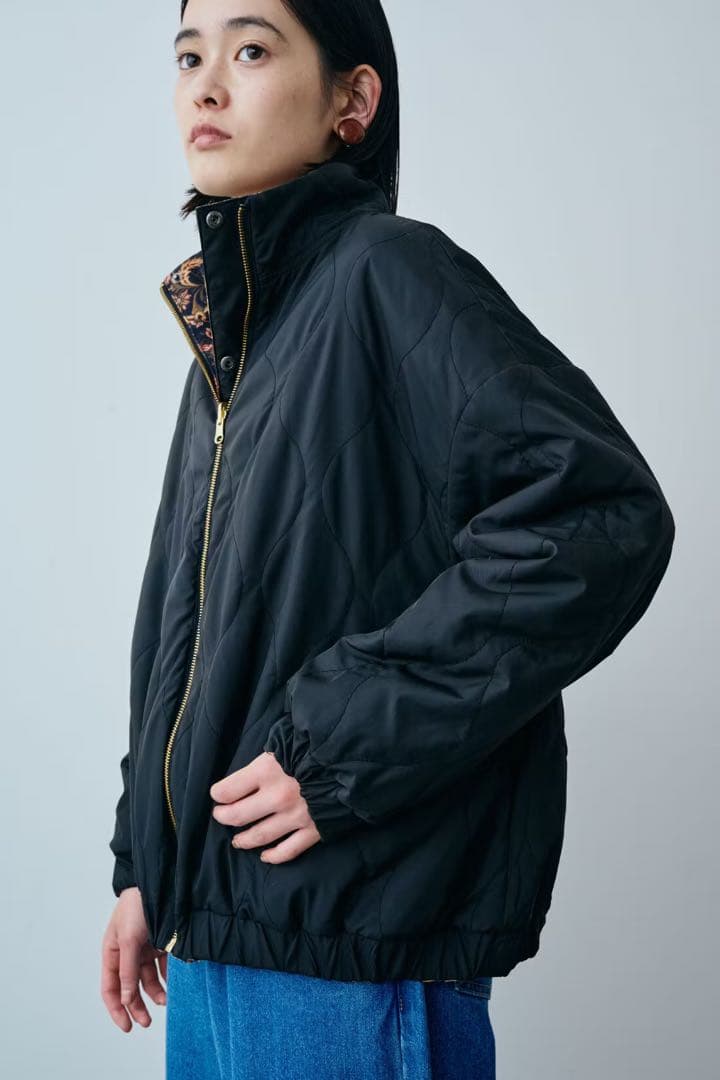 希少　レア　MEDE19F　ミュルーズモダン　リバーシブル中わたブルゾン　3L