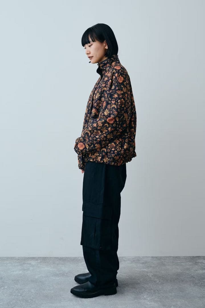 希少　レア　MEDE19F　ミュルーズモダン　リバーシブル中わたブルゾン　3L