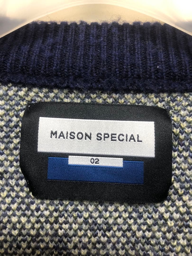 メゾンスペシャル プライム オーバー ランドスケープ ペインティング ニット