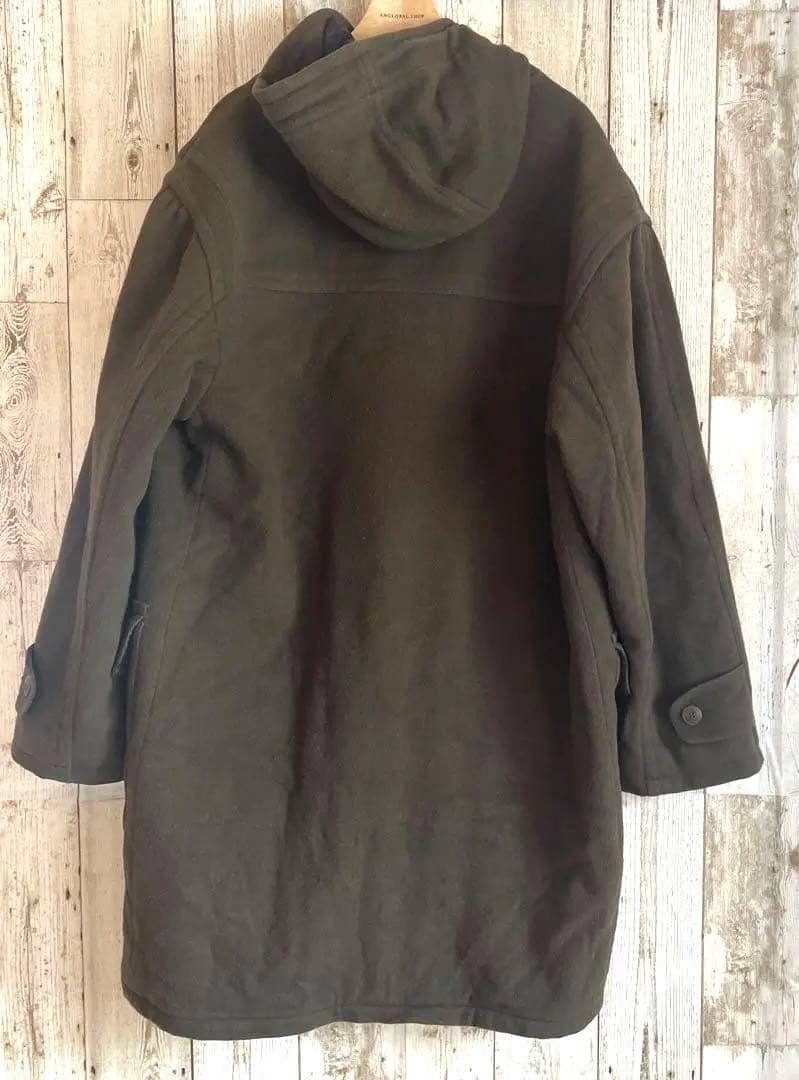 【あ】llbean ダッフルコート80s アメリカ製 チェック柄