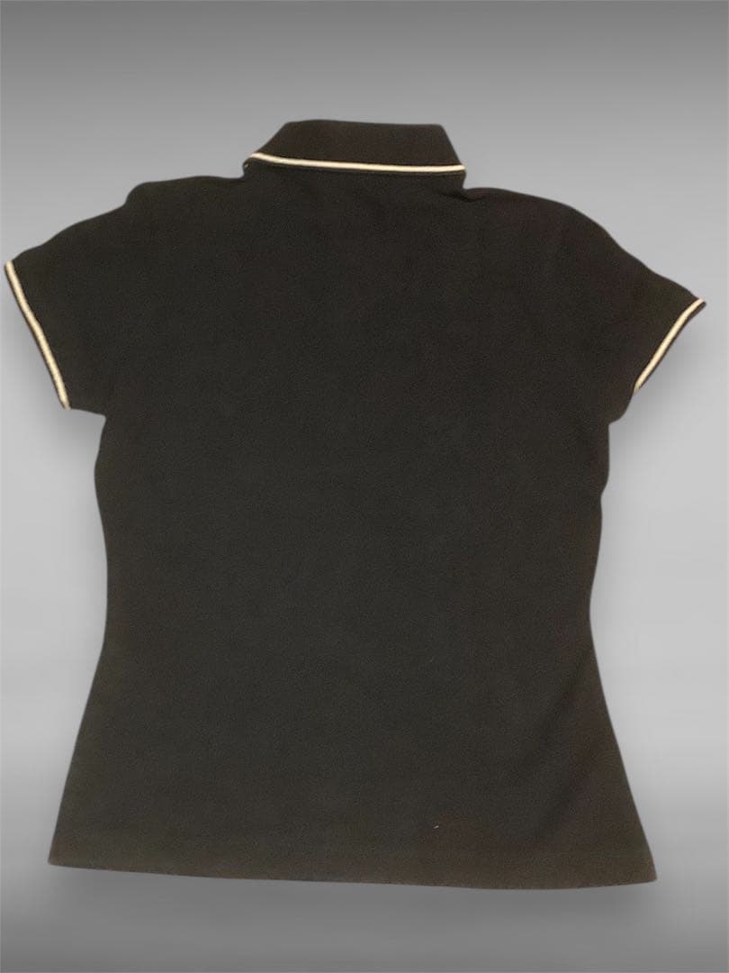 MOCLER スパンコールポロシャツ 半袖 ブラック 美品 レアモデル