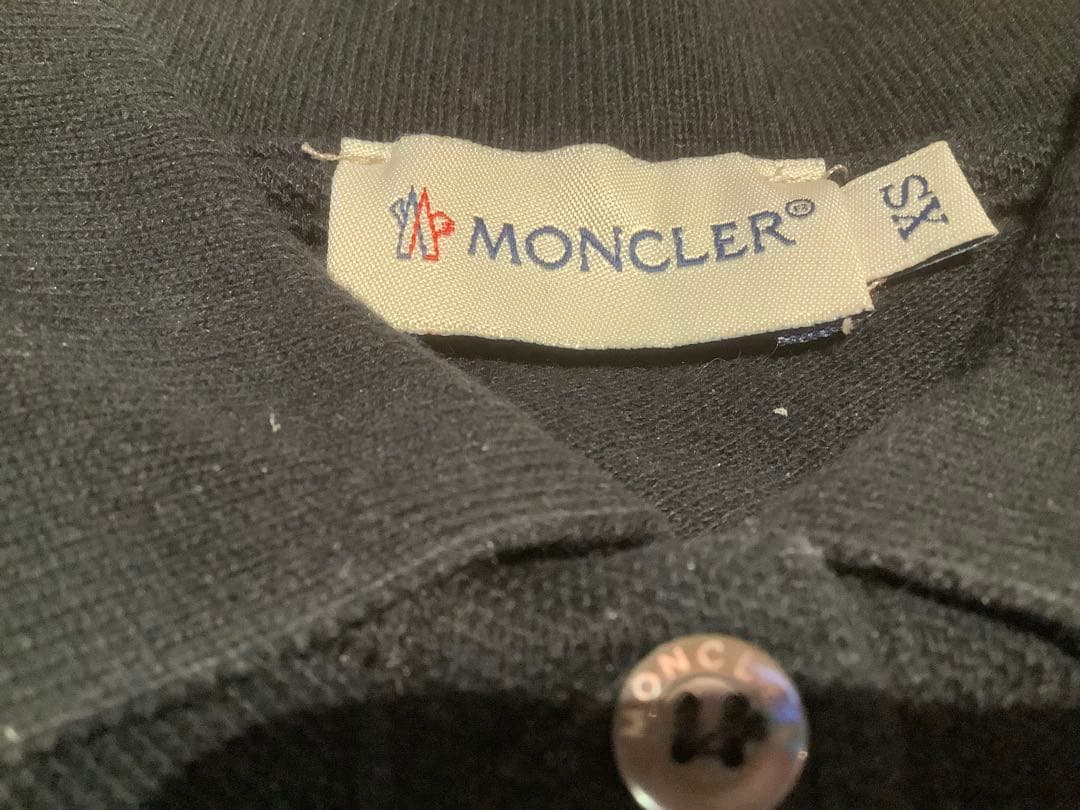 MOCLER スパンコールポロシャツ 半袖 ブラック 美品 レアモデル