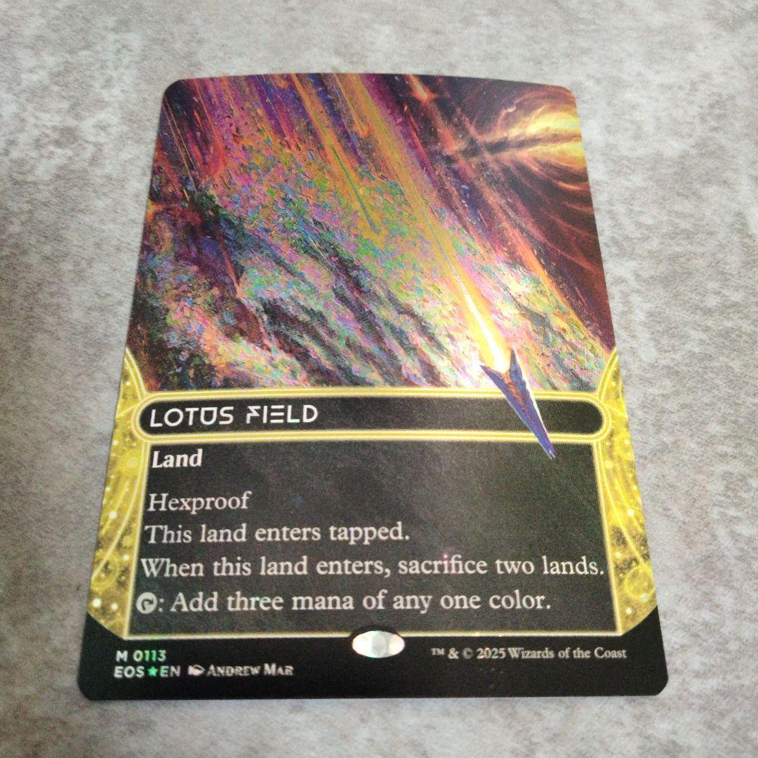 MTG　英語版foil　睡蓮の原野